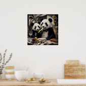 PANDA UND SON POSTER (Küche)