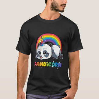 Panda Unicorn Pandicorn Rainbow Pandacorn Baseball T-Shirt