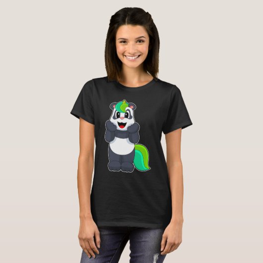 Panda Unicorn T-Shirt (Vorne ganz)