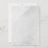 Panda Unisex Baby Dusche Aquarell Einladung (Rückseite)