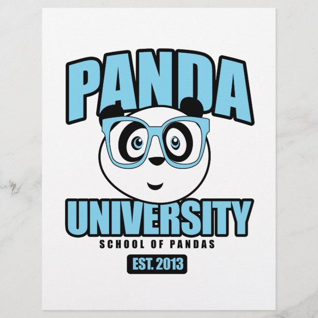 Panda University - Blue (Vorderseite)