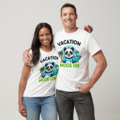 Panda Vacation Mode on T-Shirt (Unisex)