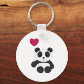 Panda Valentine Schlüsselanhänger (Vorderseite)
