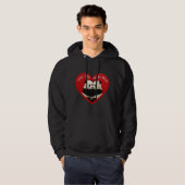 Panda Valentins Hoodie (Vorne ganz)