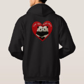 Panda Valentins Hoodie (Rückseite)