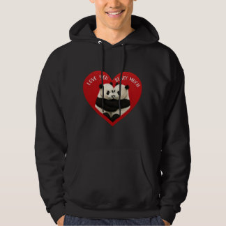 Panda Valentins Hoodie