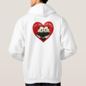 Panda Valentins Hoodie (Rückseite)