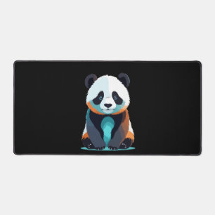 Panda Vector Art mit lebhaften Farben Schreibtischunterlage
