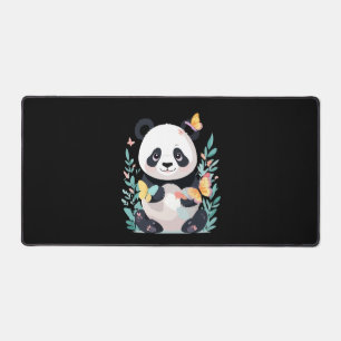 Panda Vector Malerei Adorable Fun Animal Playing Schreibtischunterlage