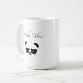 Panda Vibes Coffee Tasse (Vorderseite Links)