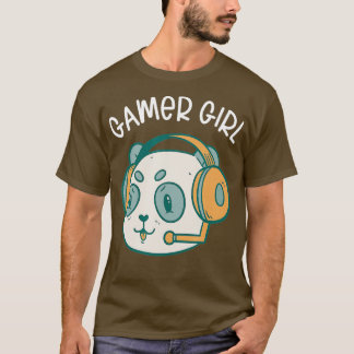 Panda Video Game Player Computer PC Panda L T-Shirt