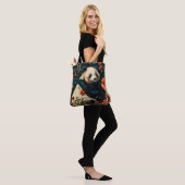 Panda Vintage-Muster Wald Floral Garten Tasche (Am Model)