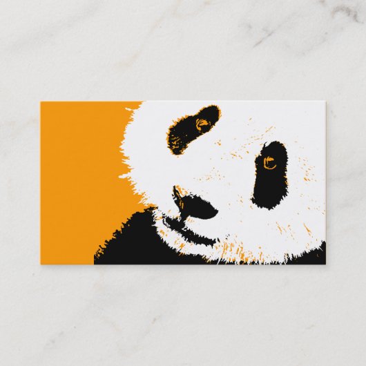 Panda. Visitenkarte (Vorderseite)