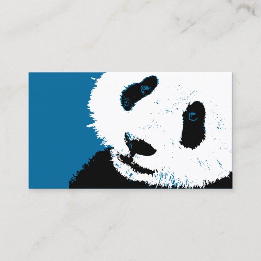 Panda. Visitenkarte (Vorderseite)