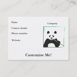 Panda - Visitenkarten Visitenkarte