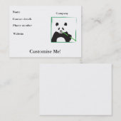 Panda - Visitenkarten Visitenkarte (Vorne/Hinten)