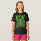 Panda (vivid) - Girl's Basic T - Shirt (Vorne ganz)