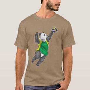 Panda Volleyball-Spieler Volleyball T-Shirt