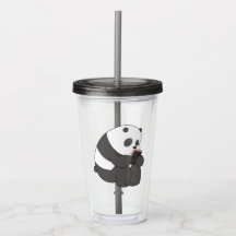 Panda von We Bare Bears Tumbler Design