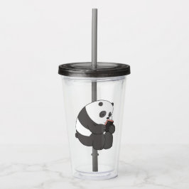Panda von We Bare Bears Tumbler Design Acryltrinkbecher