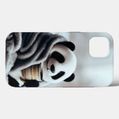 Panda wackelte im Winter Case-Mate iPhone Hülle (Rückseite (Horizontal))