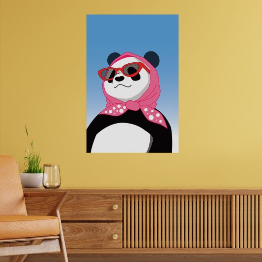 Panda-Wandkunst Poster (Wohnzimmer 2)