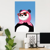 Panda-Wandkunst Poster (Heimbüro)