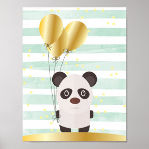 Panda-Wandkunst Poster