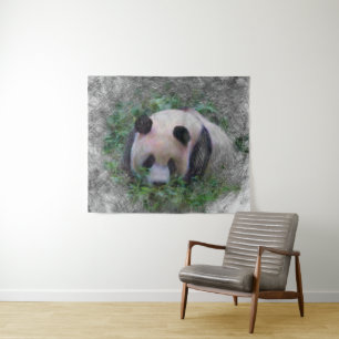 Panda Wandteppich