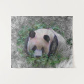 Panda Wandteppich (Vorderseite (Horizontal))