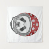 Panda Wandteppich (Vorderseite (Horizontal))