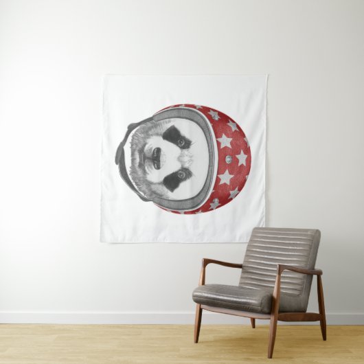 Panda Wandteppich (Beispiel (Horizontal))