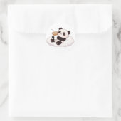 Panda,warm,heilend,langsam,innerer Frieden #012 Runder Aufkleber (Tasche)