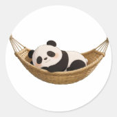 Panda,warm,heilend,langsam,innerer Frieden #016 Runder Aufkleber (Vorderseite)