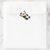 Panda,warm,heilend,langsam,innerer Frieden #09 Runder Aufkleber (Tasche)