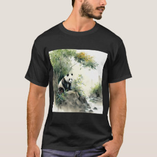 Panda (Wasserfarbe) T-Shirt