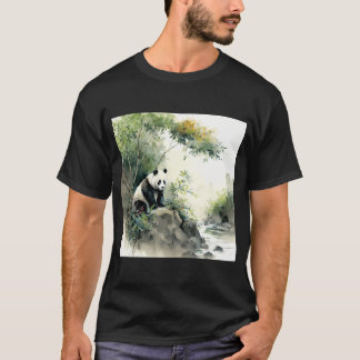 Panda (Wasserfarbe) T-Shirt