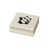 Panda Waving Paws Gummistempel (Stempel)