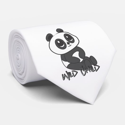 Panda WC Krawatte (Gerollt)
