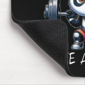 Panda Weightlifting Fitness Funny Gym Quote Squat Mousepad (Ecke)