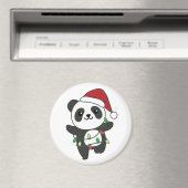 Panda Weihnachts Winter Animals Pandas Magnet (In Situ (Geschirrspüler))