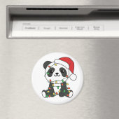 Panda Weihnachts Winter Animals Pandas Magnet (In Situ (Geschirrspüler))