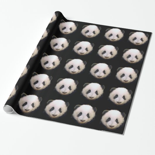 Panda Weihnachtsgeschenkpapier Geschenkpapier (Ungerollt)