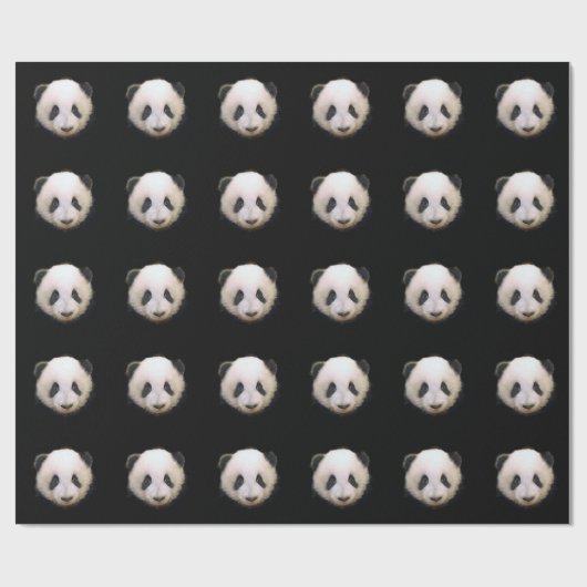 Panda Weihnachtsgeschenkpapier Geschenkpapier (Flach)