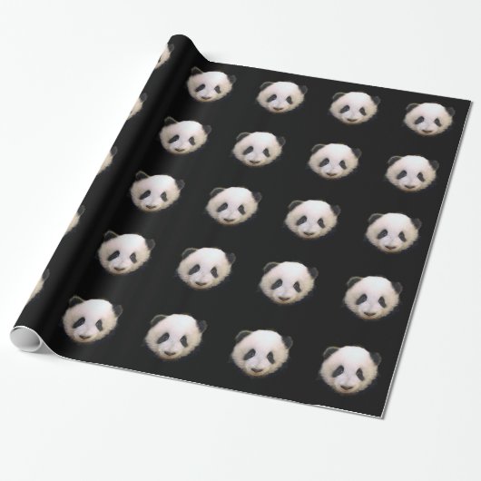 Panda Weihnachtsgeschenkpapier Geschenkpapier (Ungerollt)