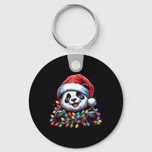 Panda Weihnachtsmann Weihnachtslicht Weihnachts-Pa Schlüsselanhänger