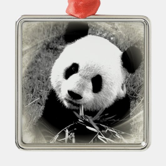 Panda Weihnachtsschmuck (Vorne)