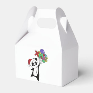 Panda Weihnachtsschnee Wintertiere Pandas Geschenkschachtel