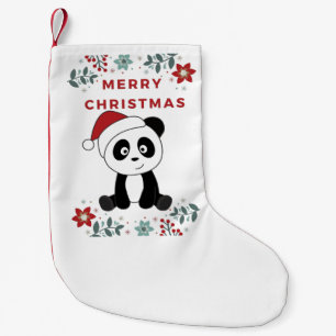 Panda Weihnachtsschnee Wintertiere Pandas Small C Kleiner Weihnachtsstrumpf