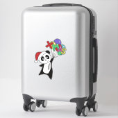 Panda Weihnachtsschnee Wintertiere Pandas Sticker (Koffer)